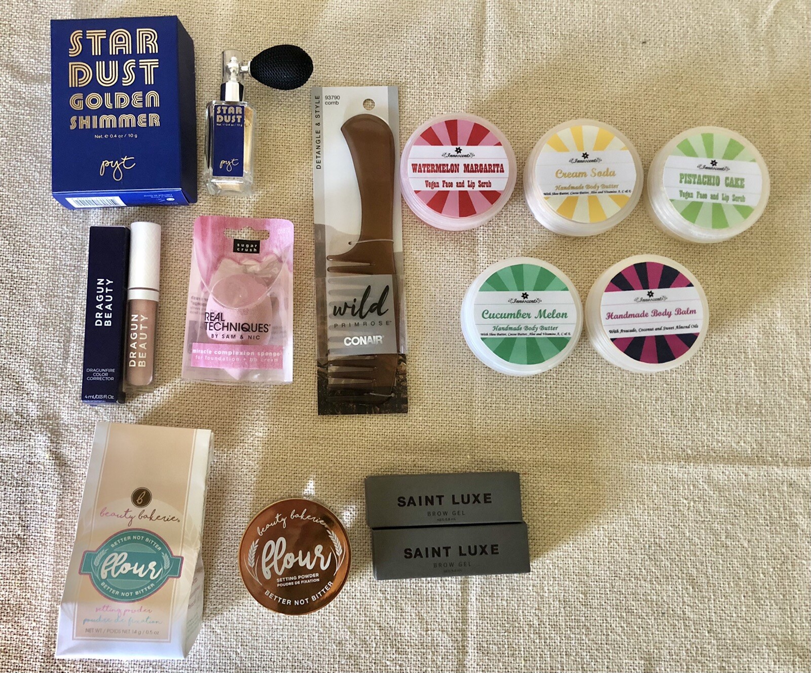 Lot of 12 Boxycharm Skincare Haircare Makeup Dragun Saint Luxe Brow Gel Handmade