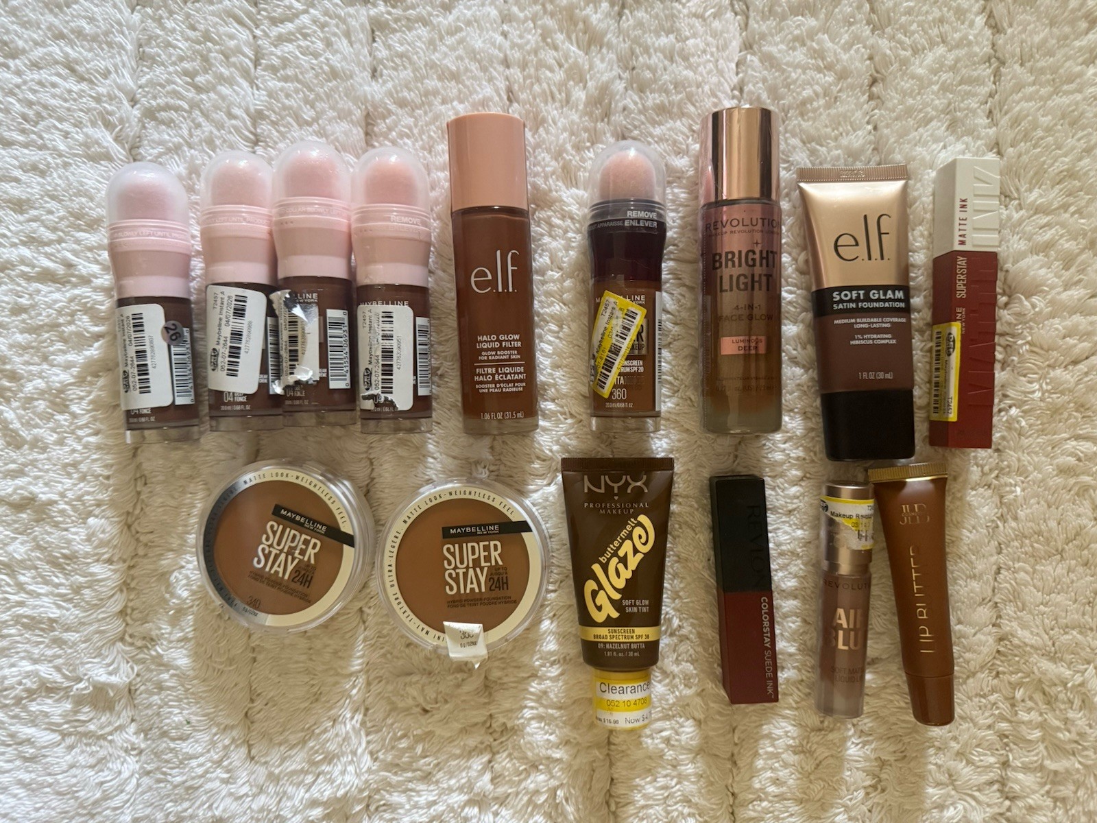 Beauty Bundle Lot Includes Exact Items Shown, Darker Shades