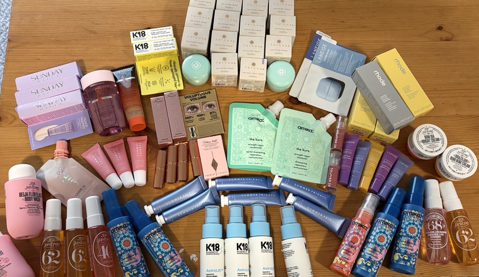 10 TRAVEL/SAMPLE SIZE PRODUCTS