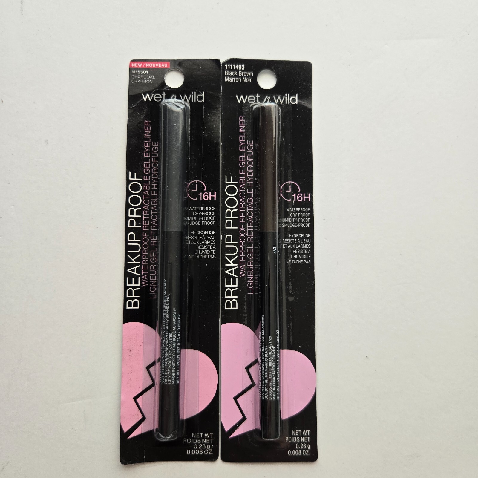 Wet N Wild Eyeliner Bundle Breakup Proof Pencils Eyeshadow Stick Makeup
