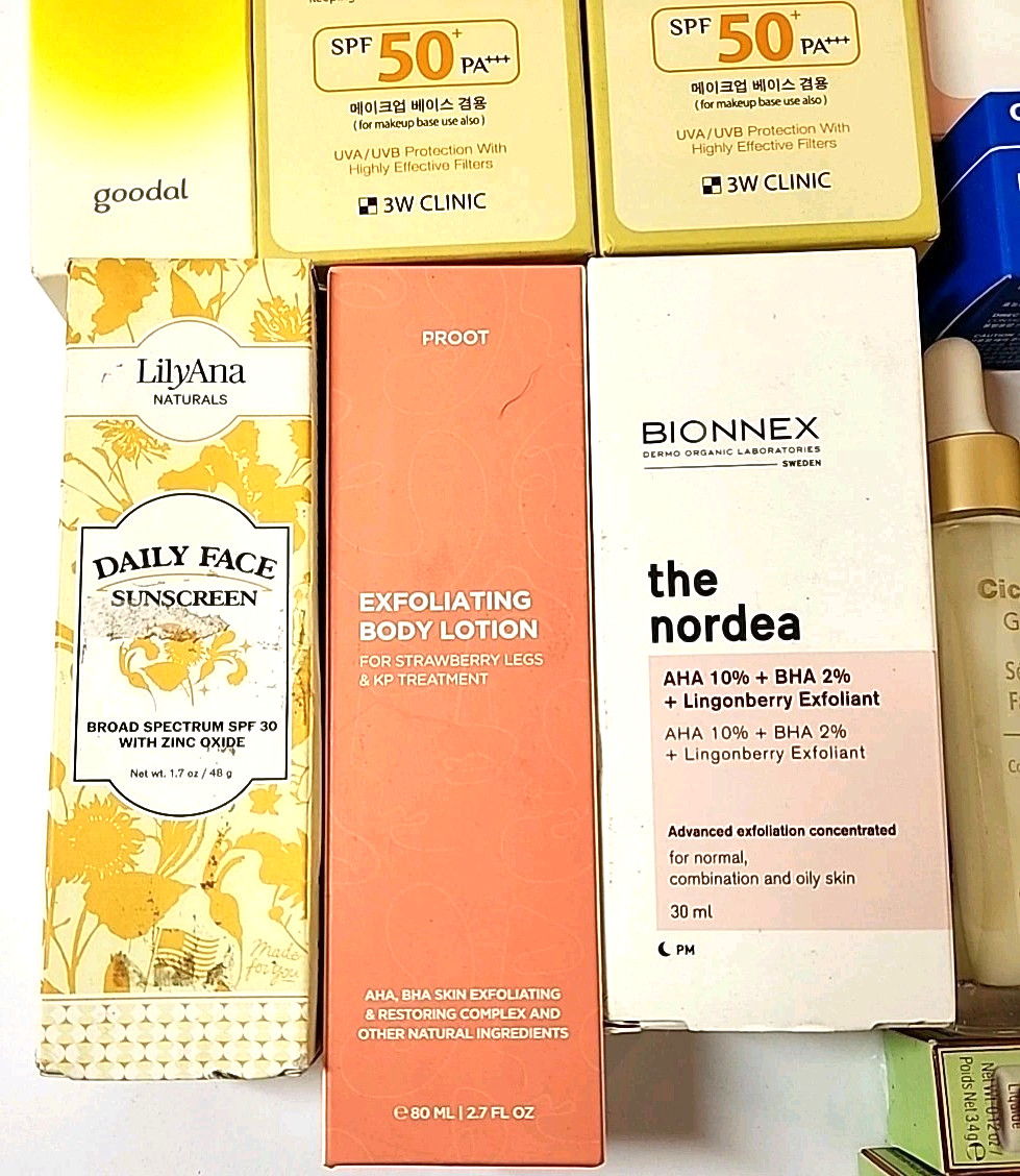 LOT OF 16 NEW Pieces Mixed Makeup Beauty & Korean Skincare Most Full-Size Items