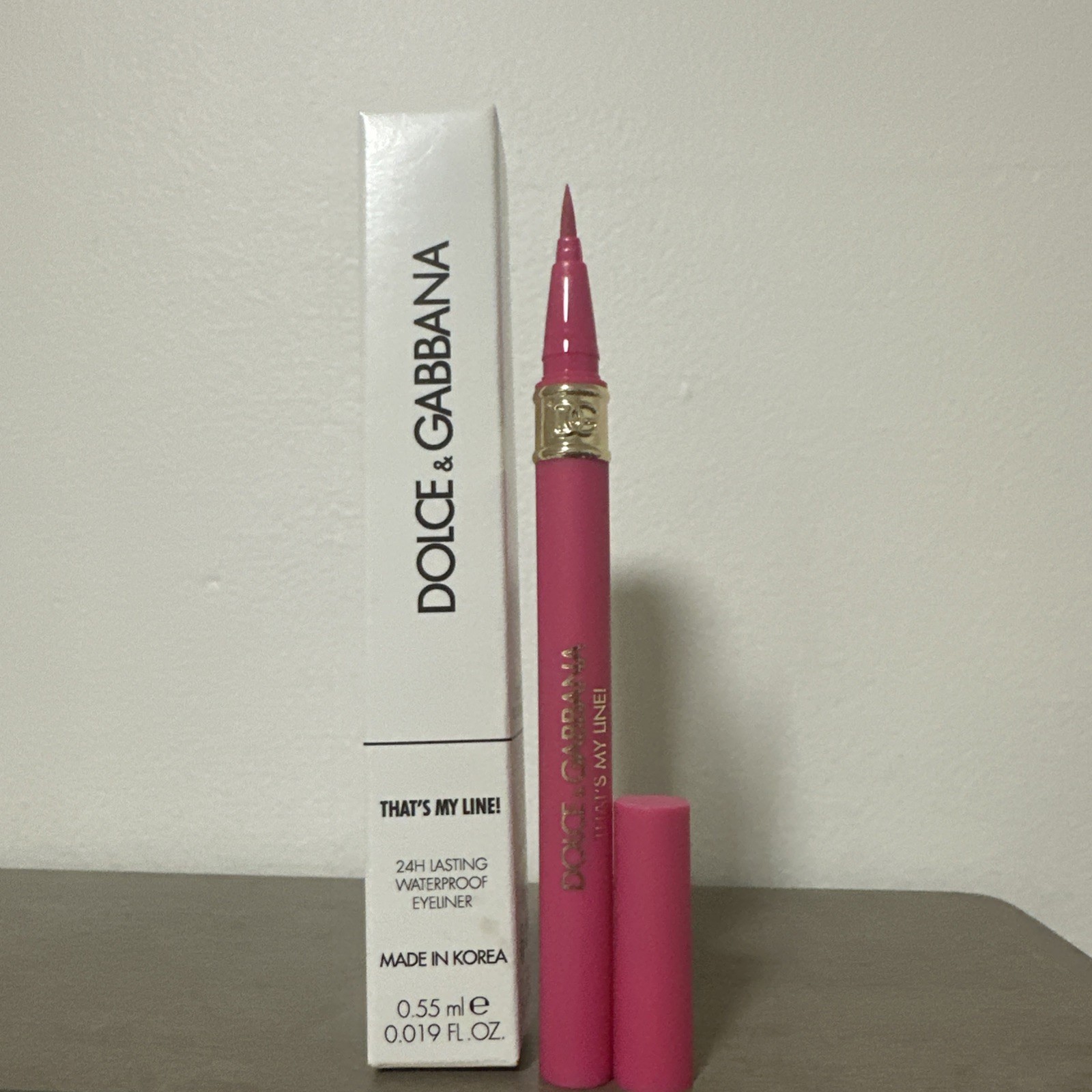 Dolce and Gabbana waterproof eyeliners That’s My Line!24H Lasting Pink XOXO #3