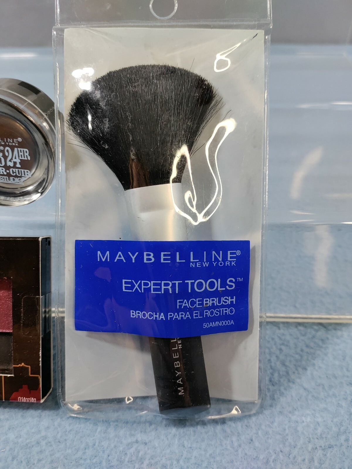 NEW LOT OF 5 MAYBELLINE MAKEUP EYE SHADOW & FACE BRUSH