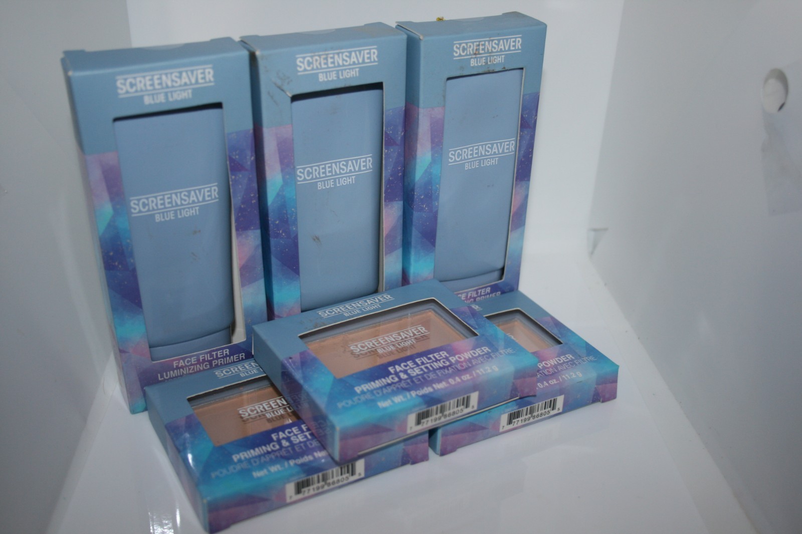 6 Screensaver Blue Light Face Filter Luminizing Primer -setting powder lot of 6