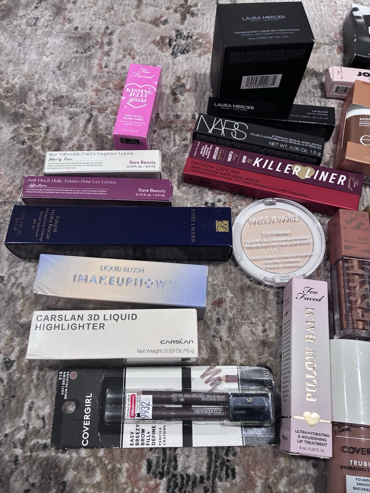 NARS, Too Faced Born This Way, Lip Injection, Rare Soft Pinch, Pillow Balm Lot