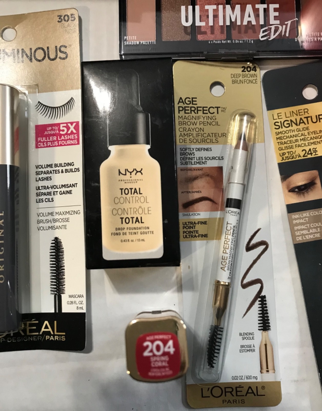 LOT MAKEUP MIXED BEAUTY LOTS FACE SKINCARE Complete Face Set 12 Items