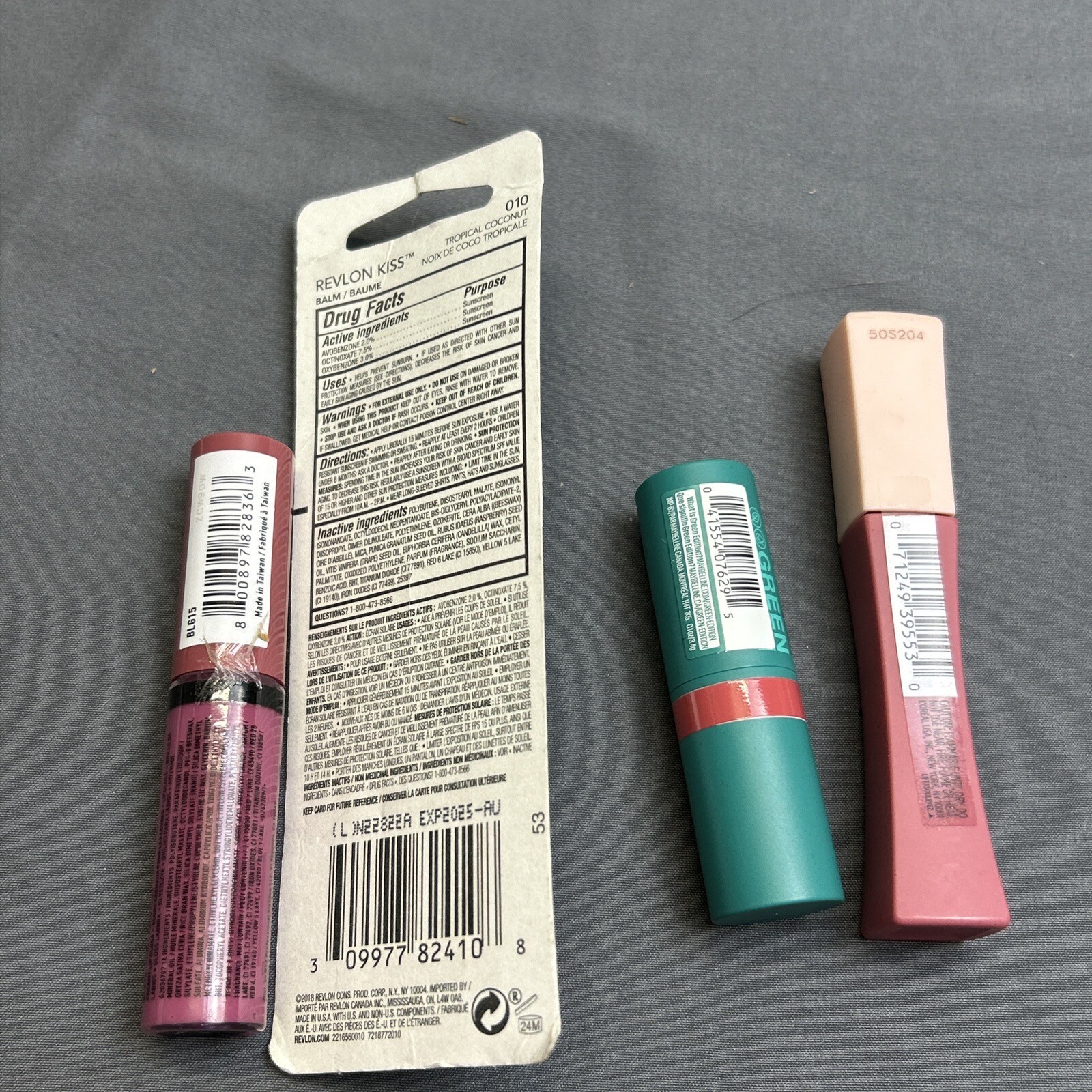Mixed MakeUp Lot Of 4 Lips, Revlon, L’Oréal, Maybelline, NYX, Balm, Gloss, Etc