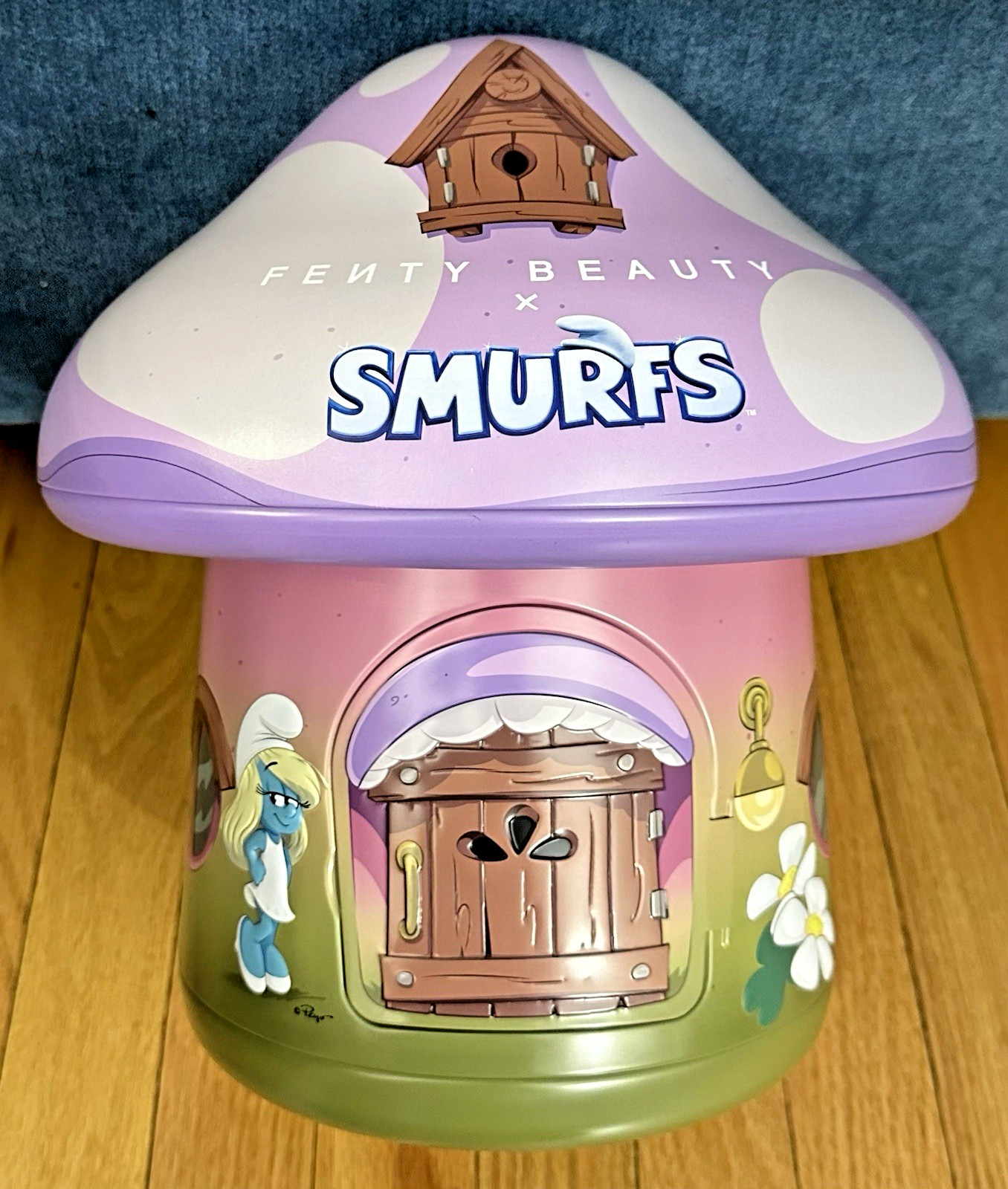 Fenty Beauty x Smurfs – The Smurfette Collection Tin 10 Pc Set LIMITED EDITION