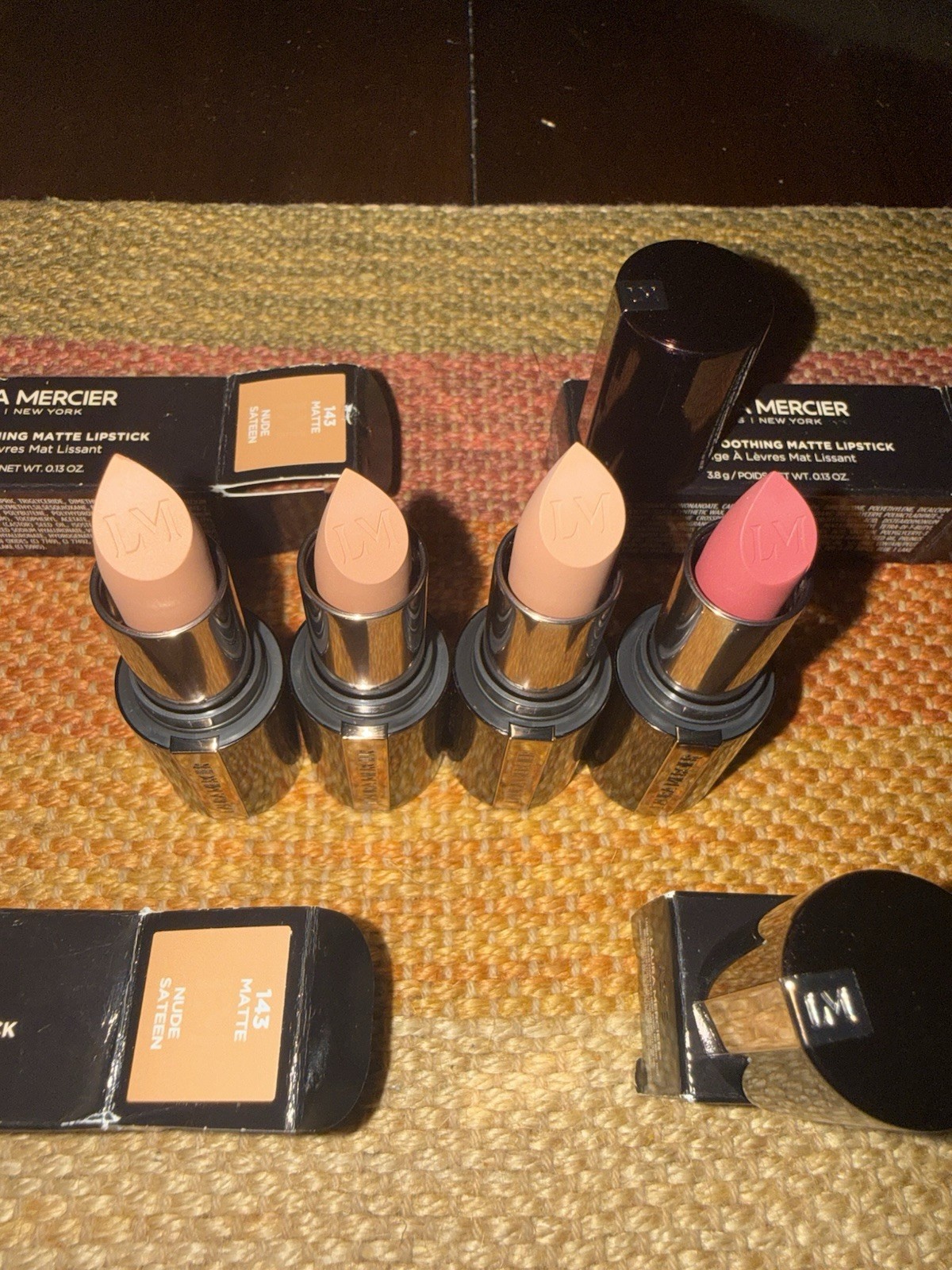 NIB 10pc Laura Mercier Full Size Makeup Bundle – Foundation-Concealer-Lipstick-&