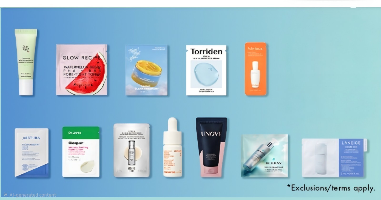 NEW-12pc SEPHORA Skincare & Wristlet Amy Miller