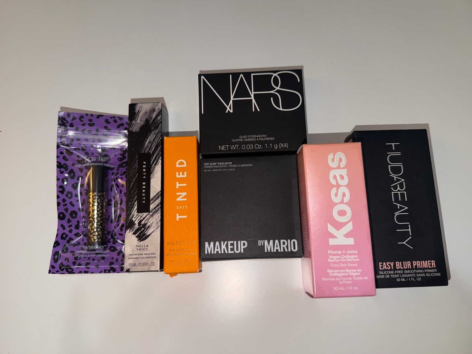 High-end Makeup Lot NARS Quad Kosas Plump+Juicy Tarte Fenty