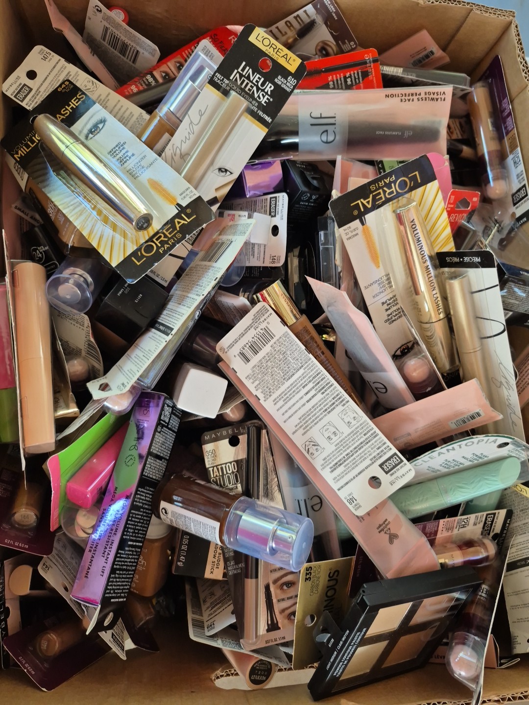 7 Pcs Mixed Makeup, Skin Care & Accessories CoverGirl, Maybelline, L’Oreal, More