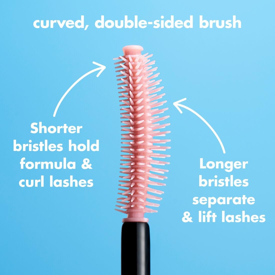 e.l.f. Lash ‘N Roll Mascara, Curling Mascara 0.32 Fl Oz (Pack of 1), Black