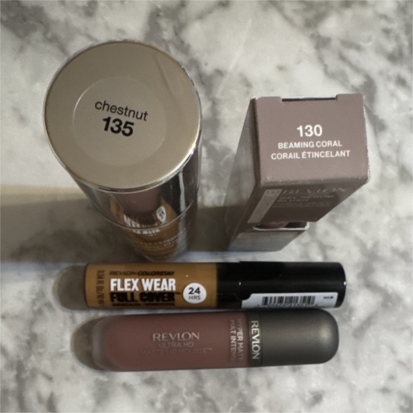 Revlon & Neutrogena Makeup Lot Hydrating 24HRS, Lip Mousse, Tint, Blush