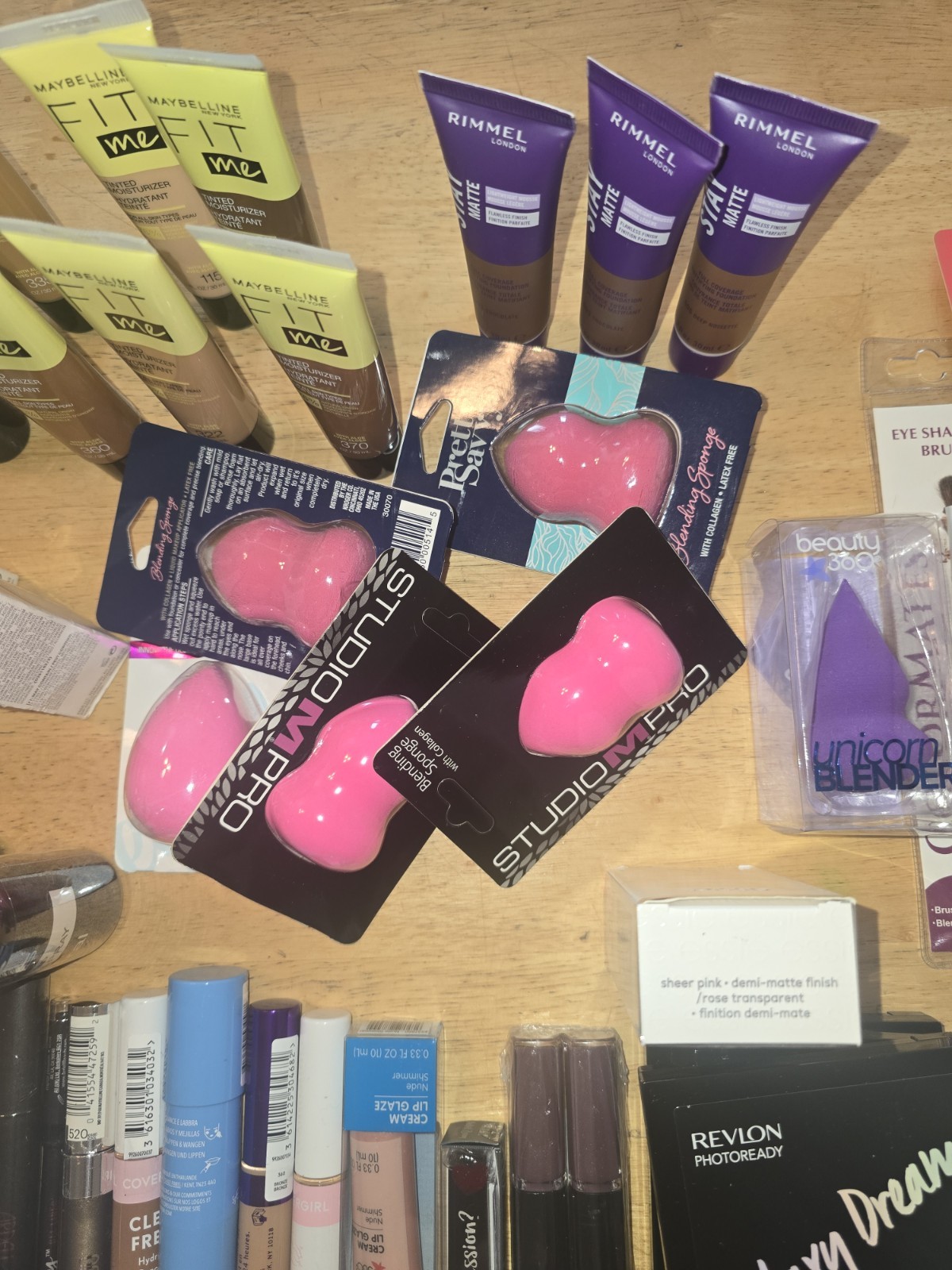 150+Pcs Health And Beauty Mixed Makeup Lot Maybelline Covergirl BYS Rimmel