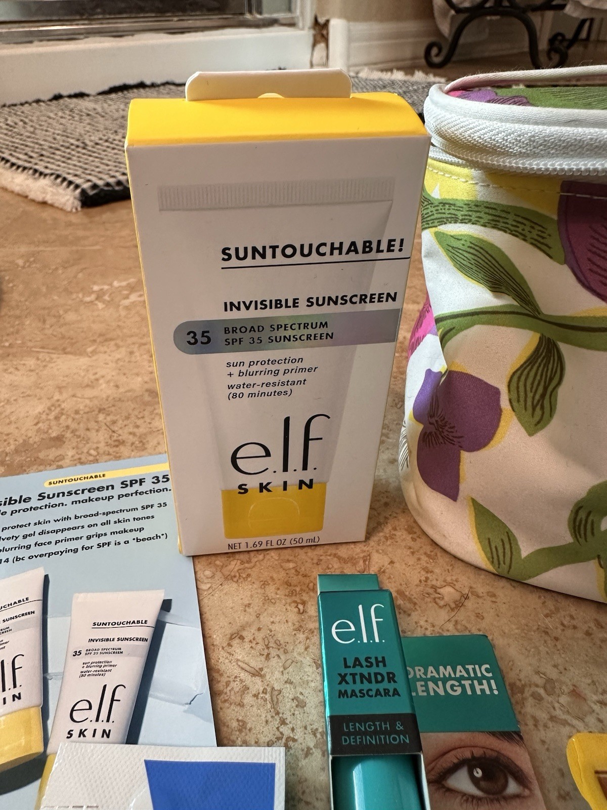 Elf Skin Makeup Lot 12 Pc Kit Mascara Sunscreen Clinique The Ordinary Redken New