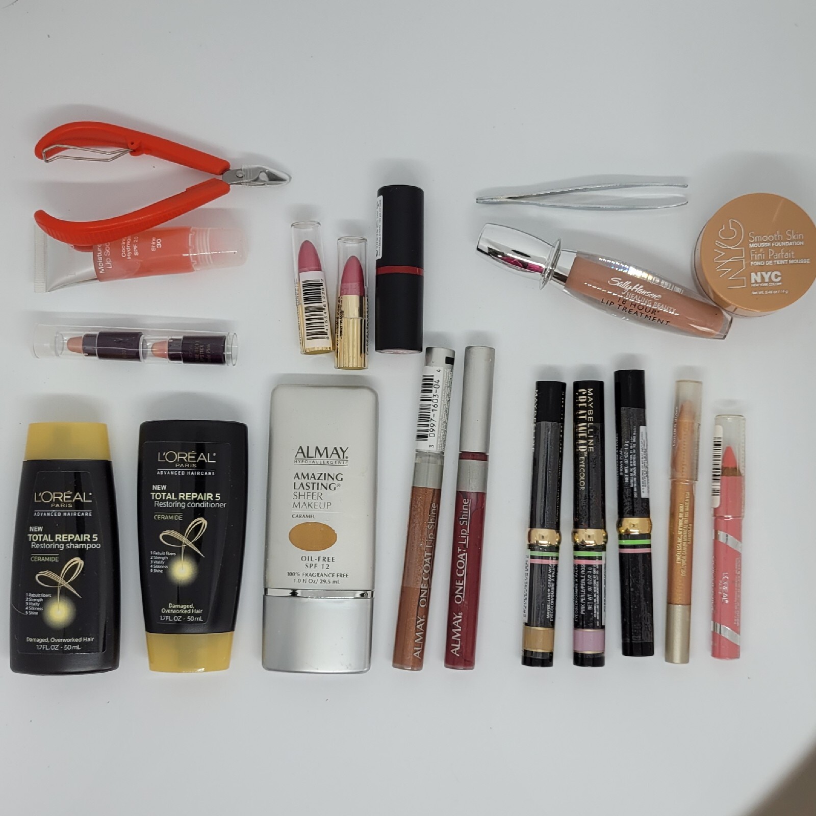 Mixed Beauty Lot 18 Items L’Oreal Almay Maybelline Neutrogena Sally Hansen NEW