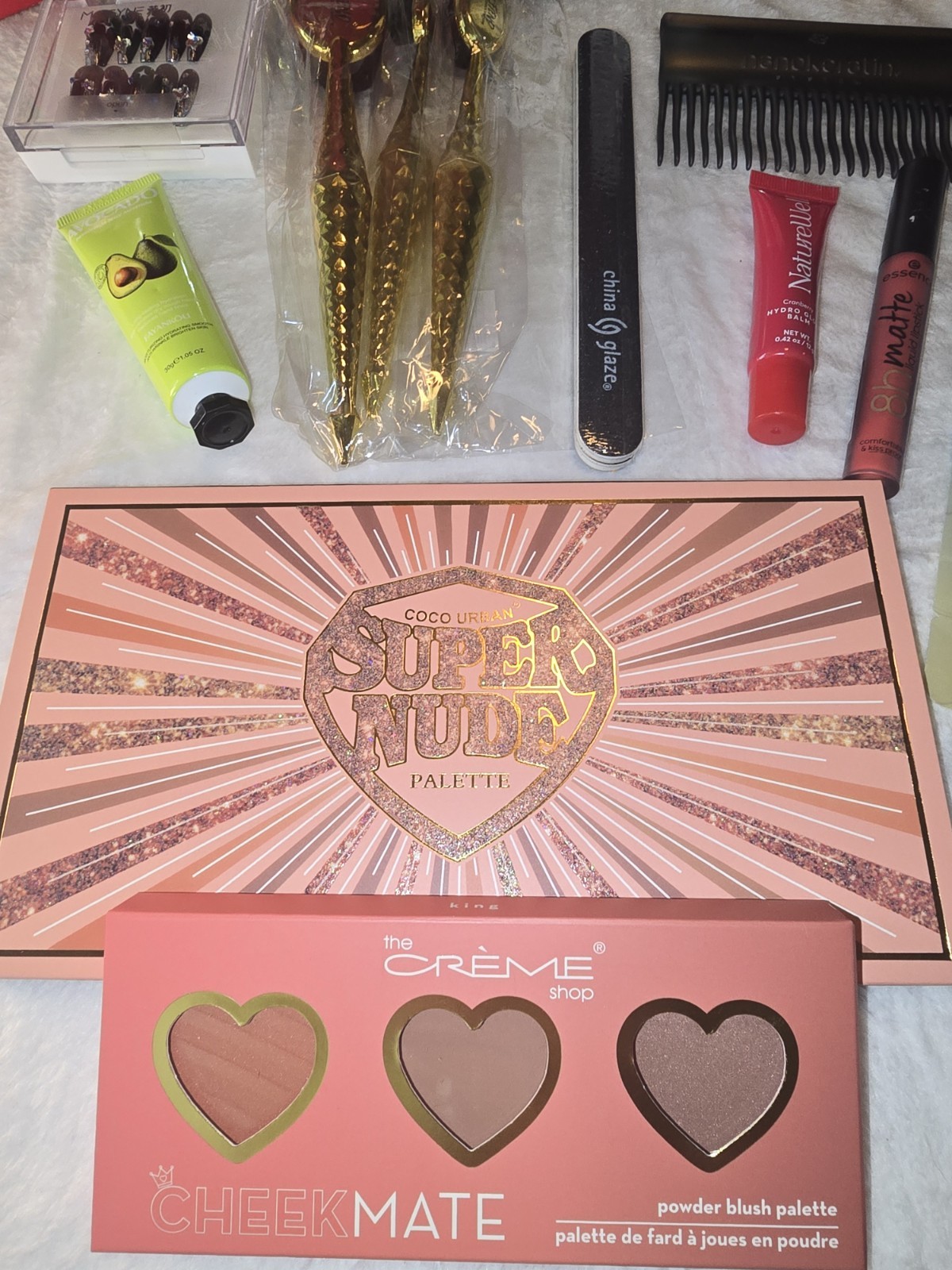 Huge Beauty & Skincare Bundle Lot KVD ONE/SIZE Estee Lauder Train Case ~ $240 MS