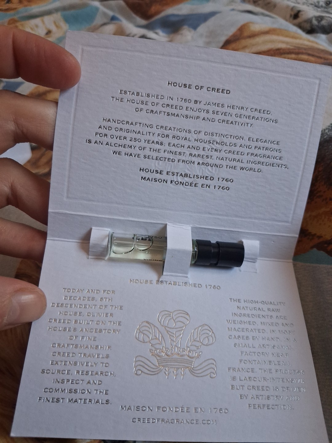 CREED Green Acqua Fiorentina Eau de Parfum 1.7ml EDP Sample Sample