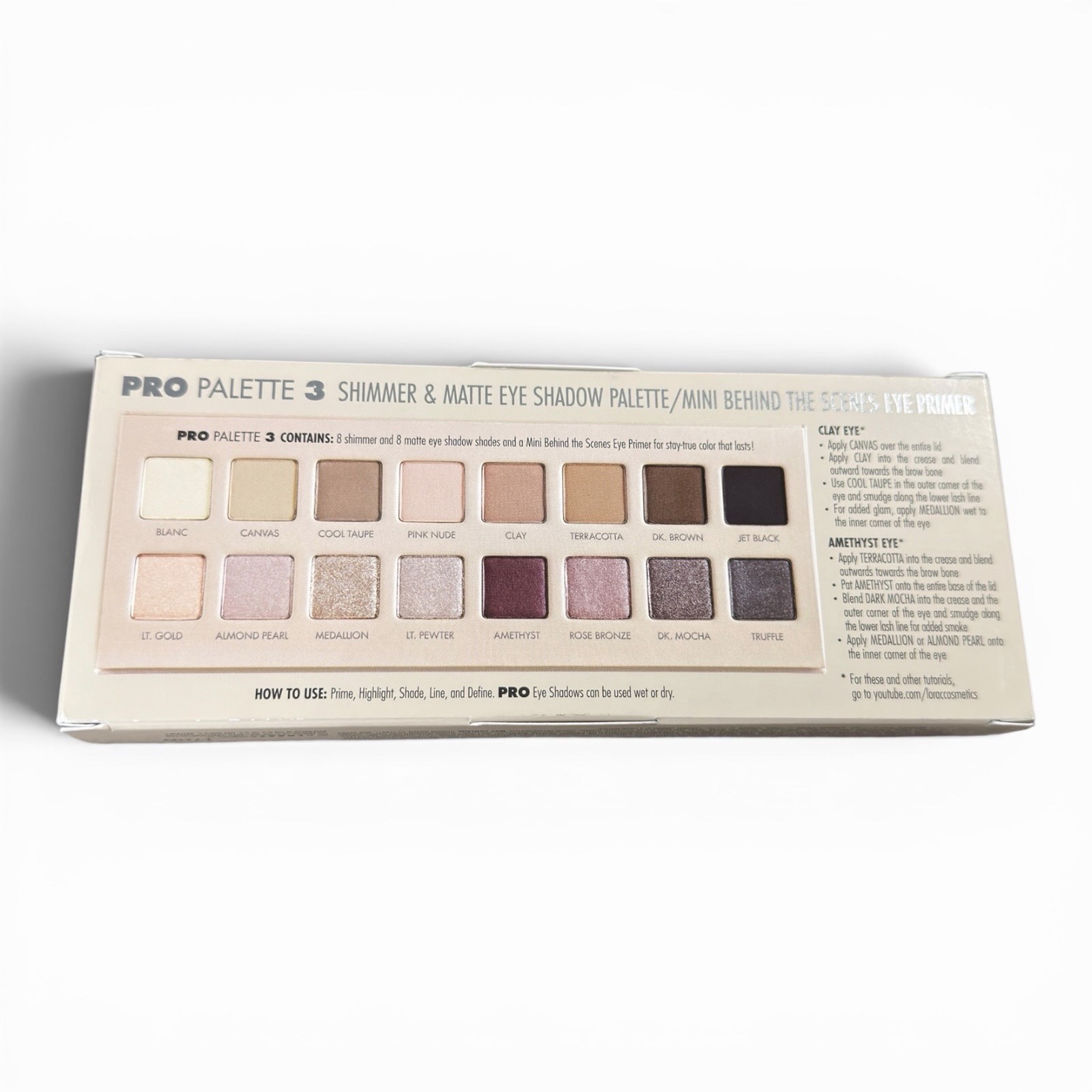 LORAC Pro Palette 3 Light Source Highlighter Lipstick Lip Stain New 4-Piece Lot