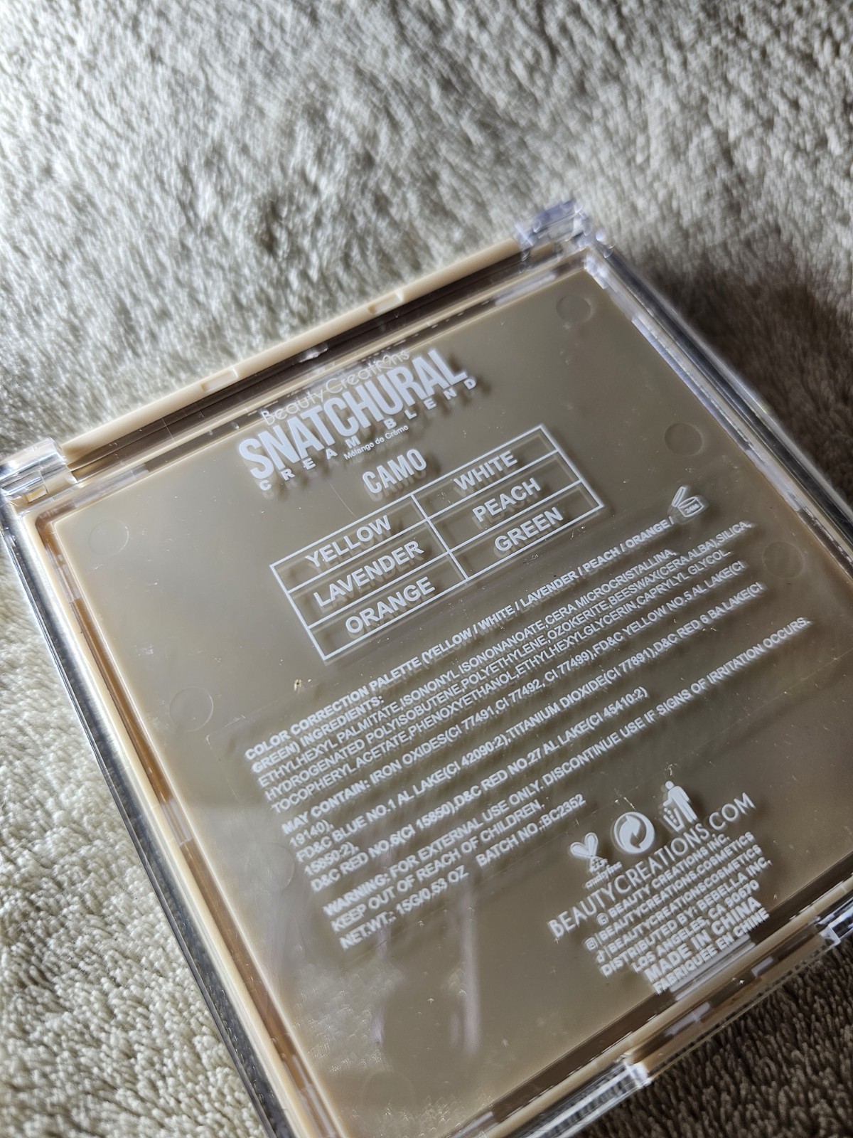Beauty Creations Snatchural Cream Blend (Color Correcting)