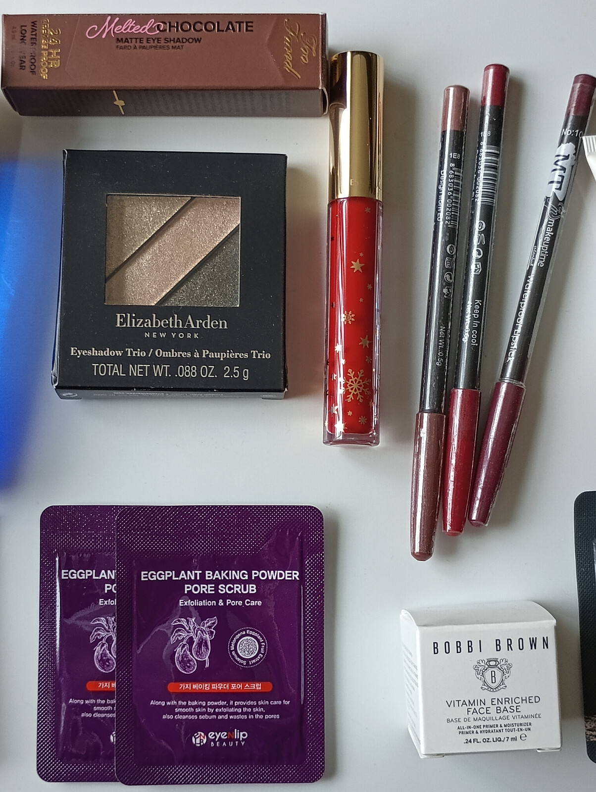 Lot of some Deluxe, Full/Sample Beauty Product Clarins Estee Lauder mostly new