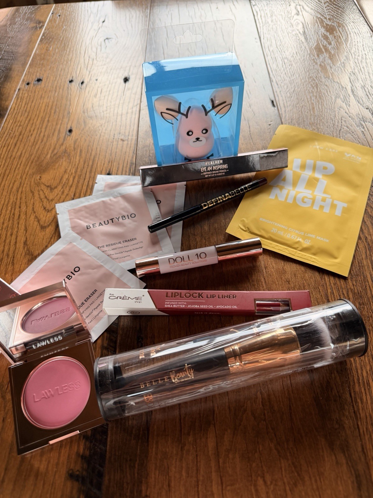 K-Beauty Bundle Lot Of 11 Lawless Realher The Crème Shop Belle Beauty Korean Eye