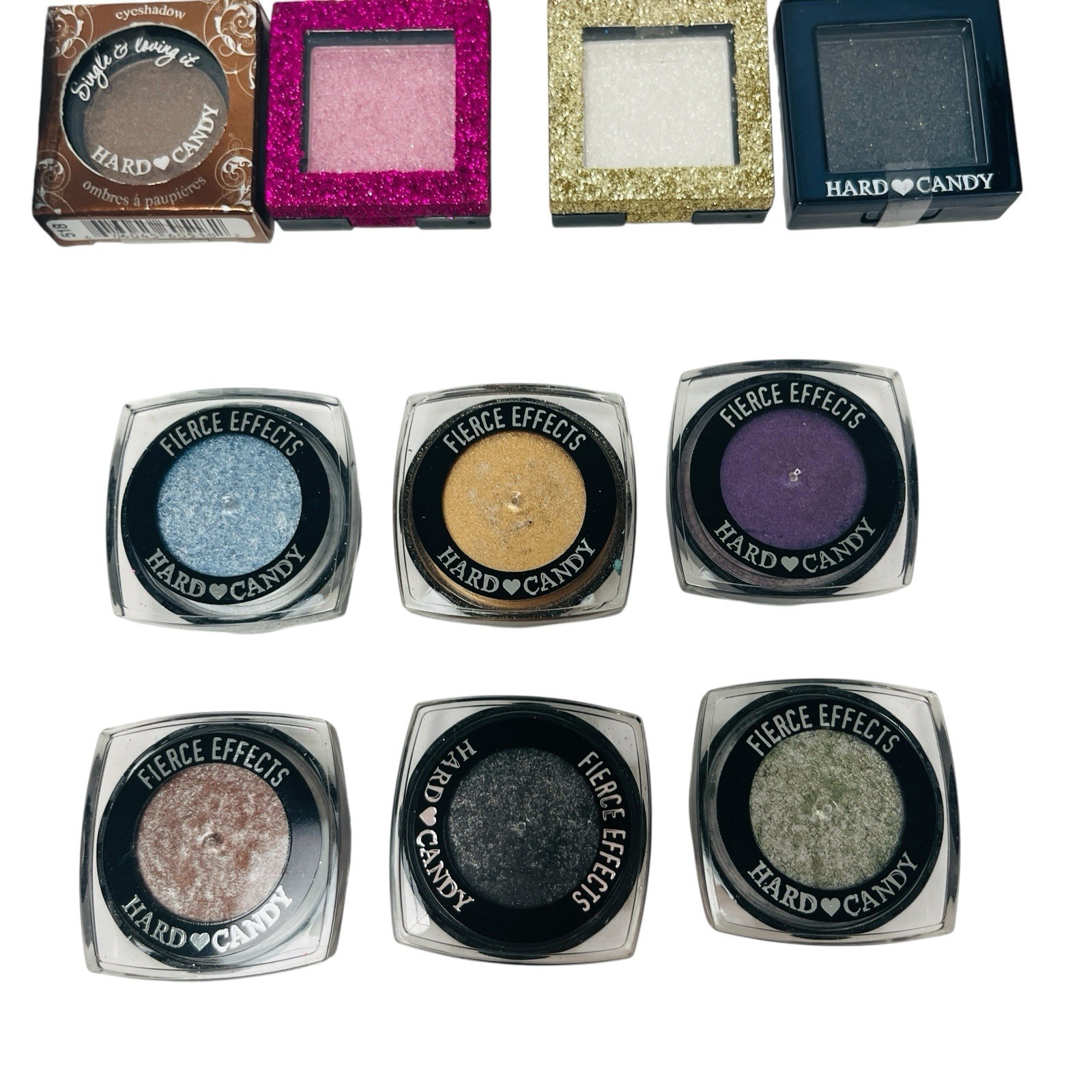 Hard Candy New Sealed Eye Shadow and Plumping Serum Lip Gloss Lot