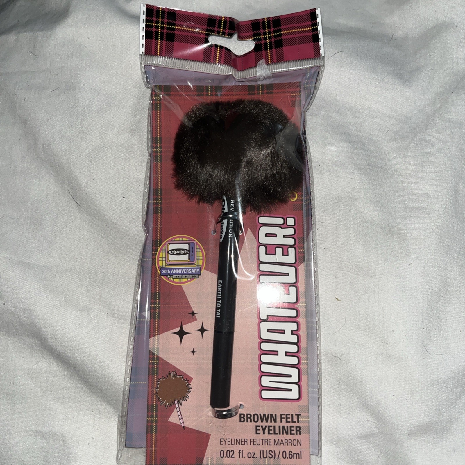 REVOLUTION CLUELESS 30th Anniversary Brown Felt Eyeliner Earth to Tai D0811324
