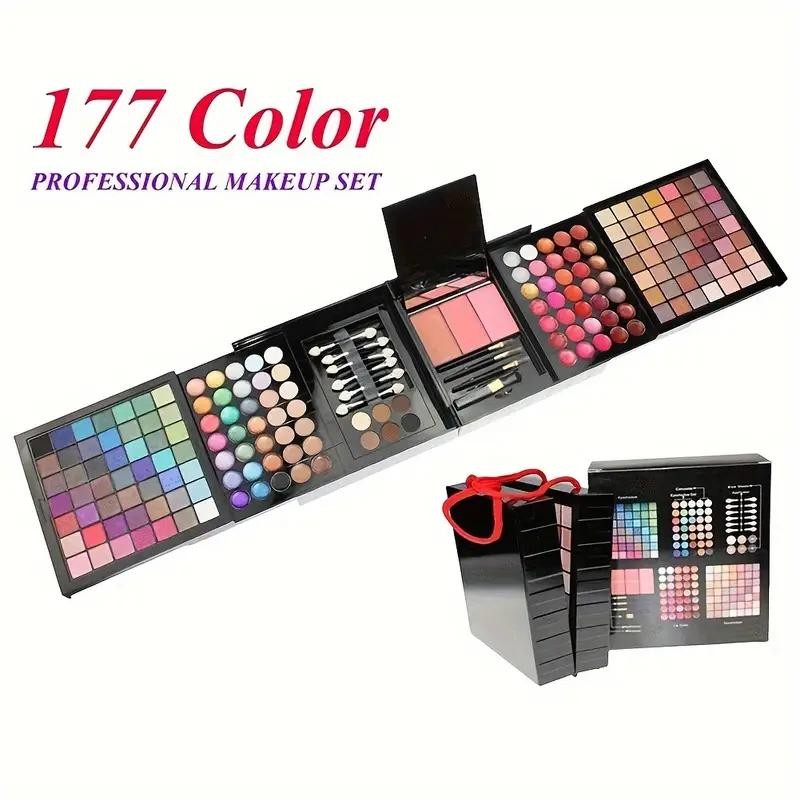 177 Color Makeup Set Eyeshadow Palette Blush Lip Gloss Concealer All-in-one Kit