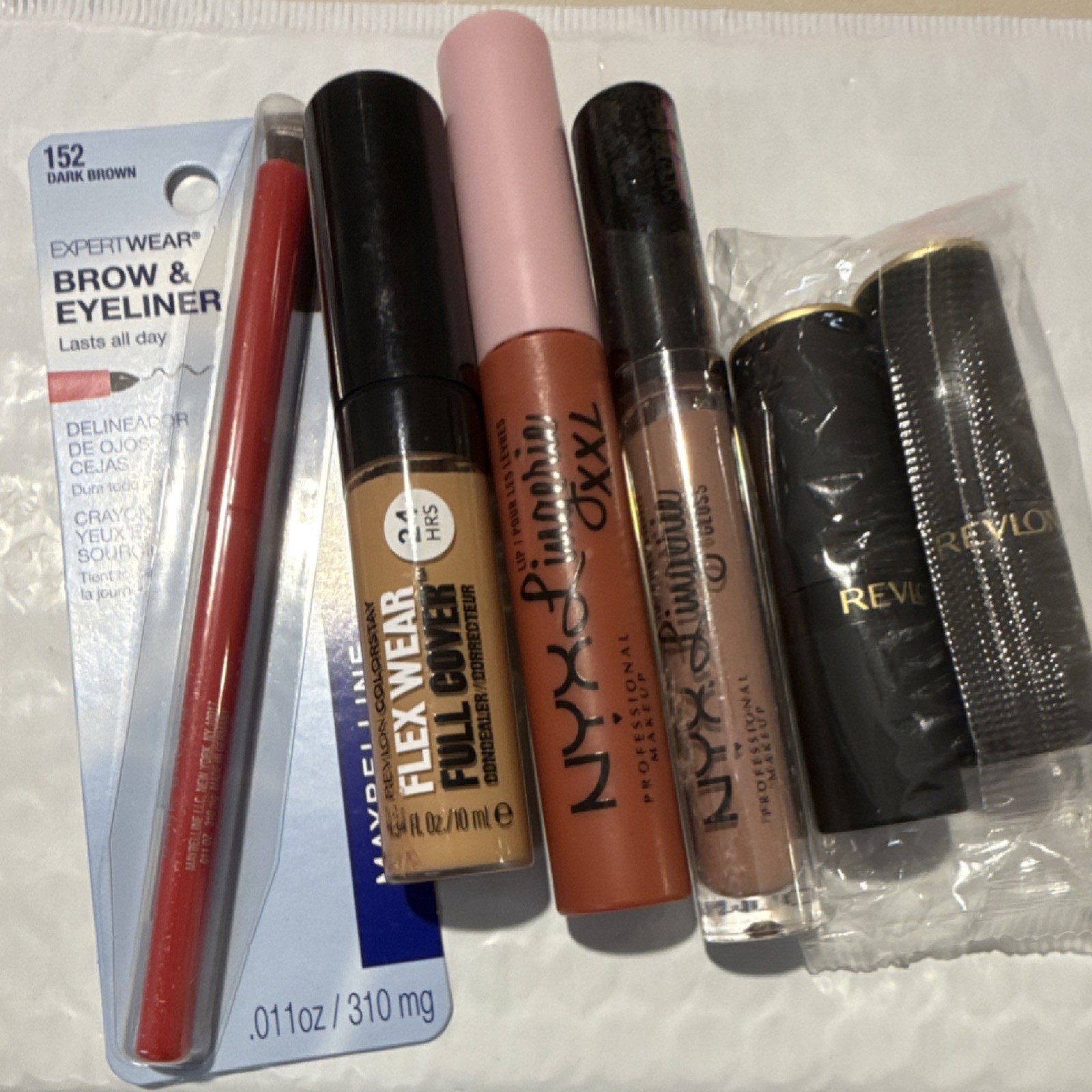 Maybelline ExpertWear, NYX Lip Lingerie XXL, Revlon Lipstick, Full Size