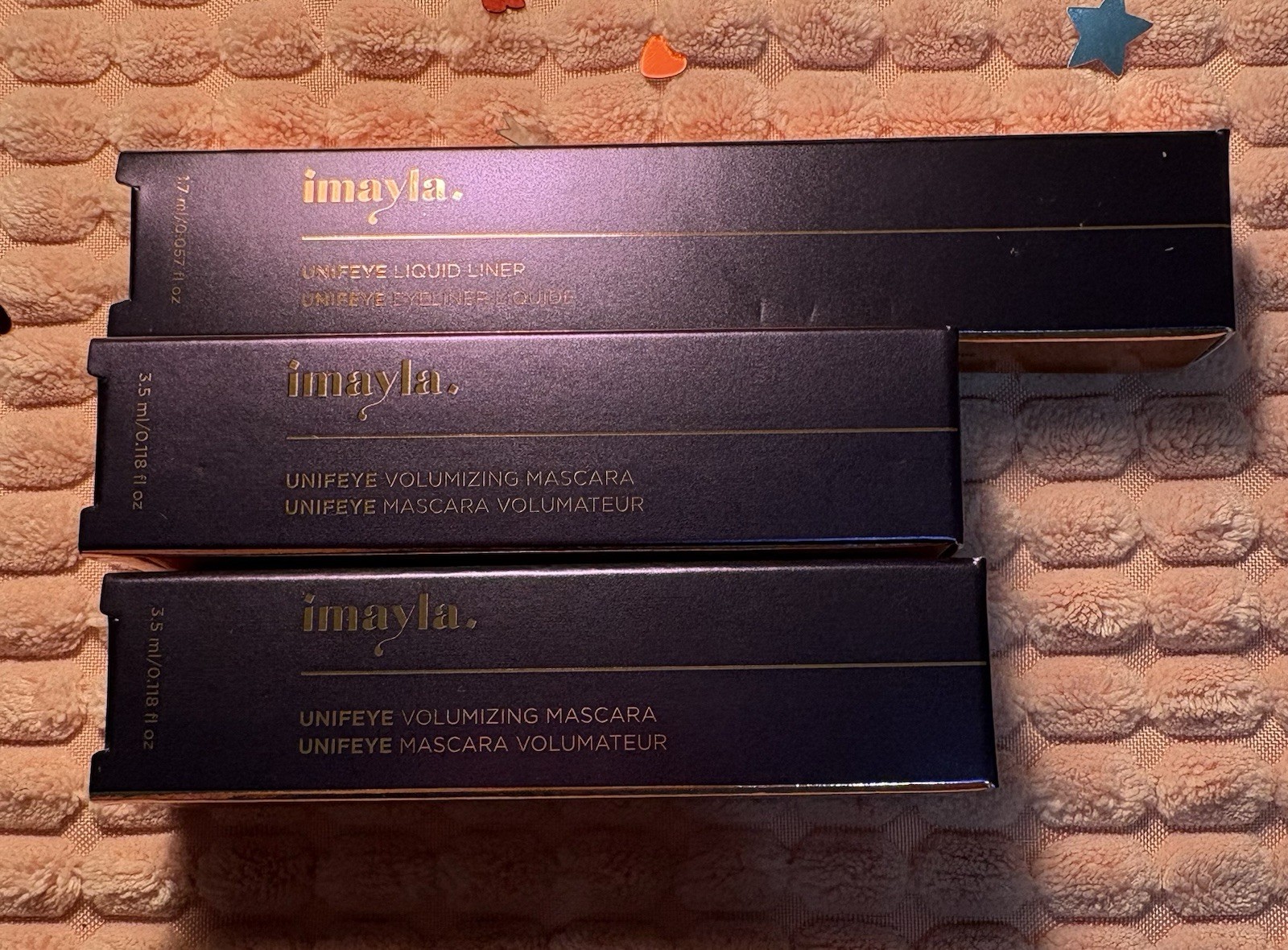 Imayla Beauty Bundle • Black Volumizing Mascara & Cobalt Blue Liquid Liner Set