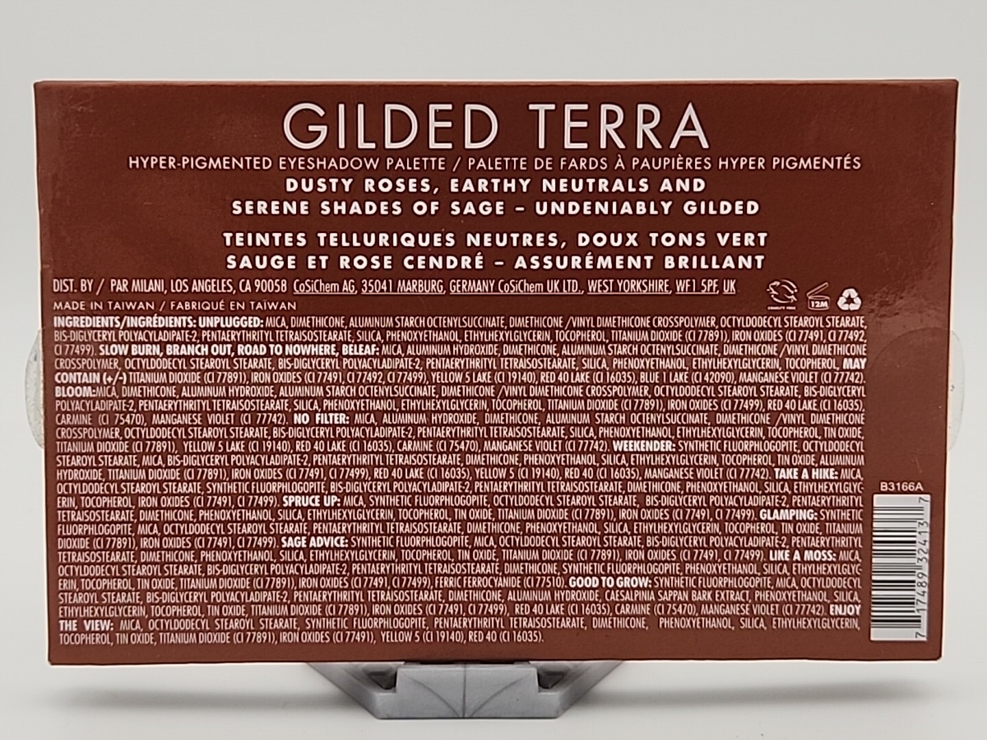 Milani Makeup 5 Item Lot Eyeshadow Palettes, Concealer, Waterproof Mascara