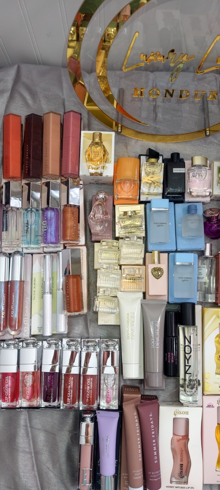 Fenty Beauty, r.e.m. beauty, Gisou, Rare Beauty, Dolce & Gabbana mini perfumes