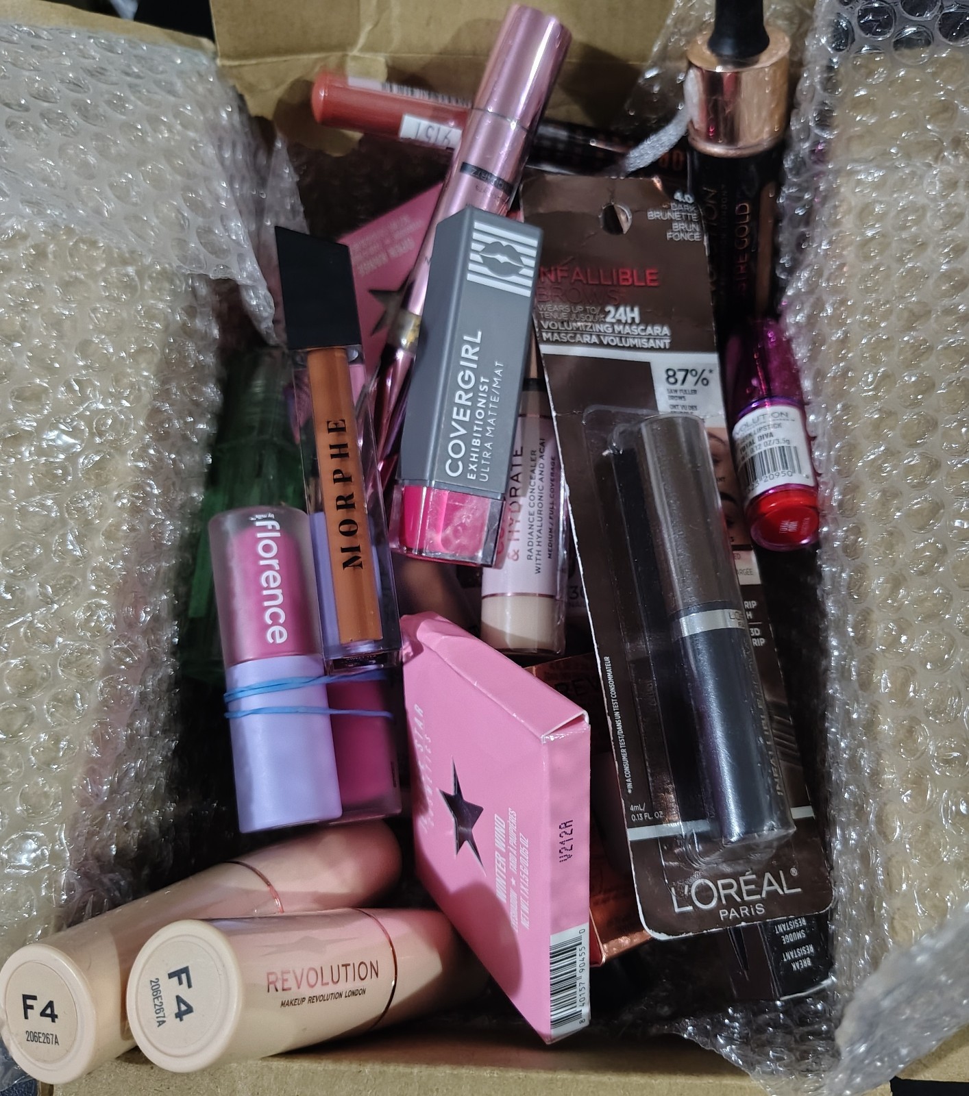 Mixed Makeup Lot 25 Pieces New Makeup Revelution And More Brands