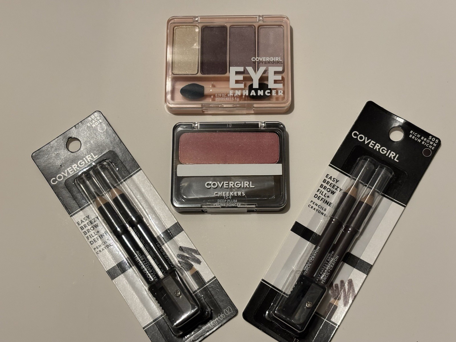 Cover Girl Makeup BUNDLE Lot Eyeshadow Eyeliner Blush Sealed New