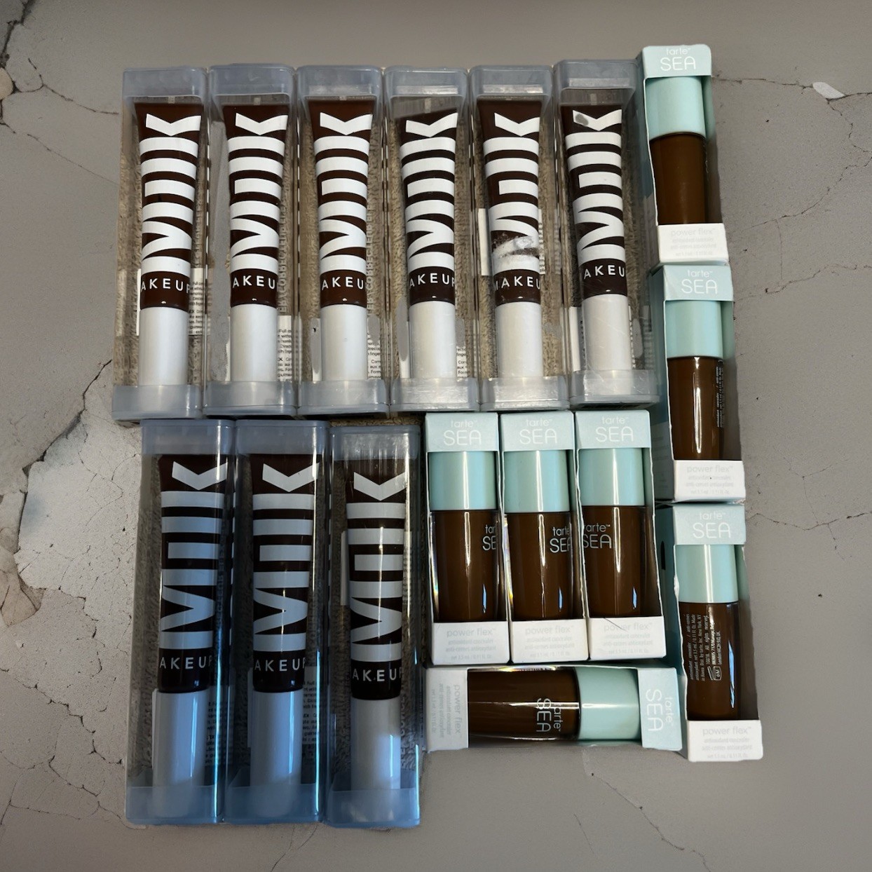 18 Bundle Lot Cosmetics Mik Makeup It Tarte Sea Huda Clinique Full Size Premium