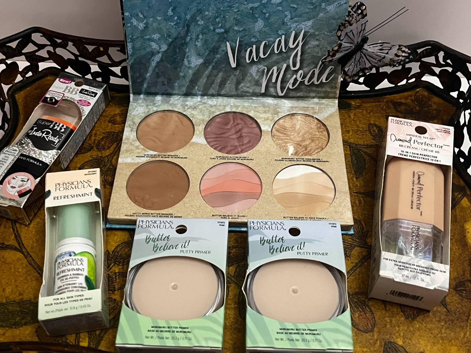Physicians Formula New 6pc Makeup Collection Primer BB Cream Blush Bronzer Glow