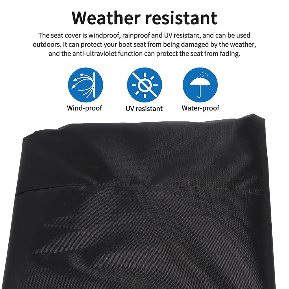Boat Seat Cover Outdoor Waterproof Pontoon Boat Seats Cover Weather Resistant Ca