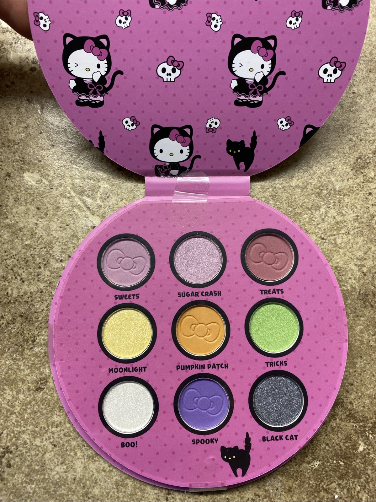 LOT of Hello Kitty Crème Shop Makeup Eyeshadow, Nails, Blush, Lip Gloss, Plump