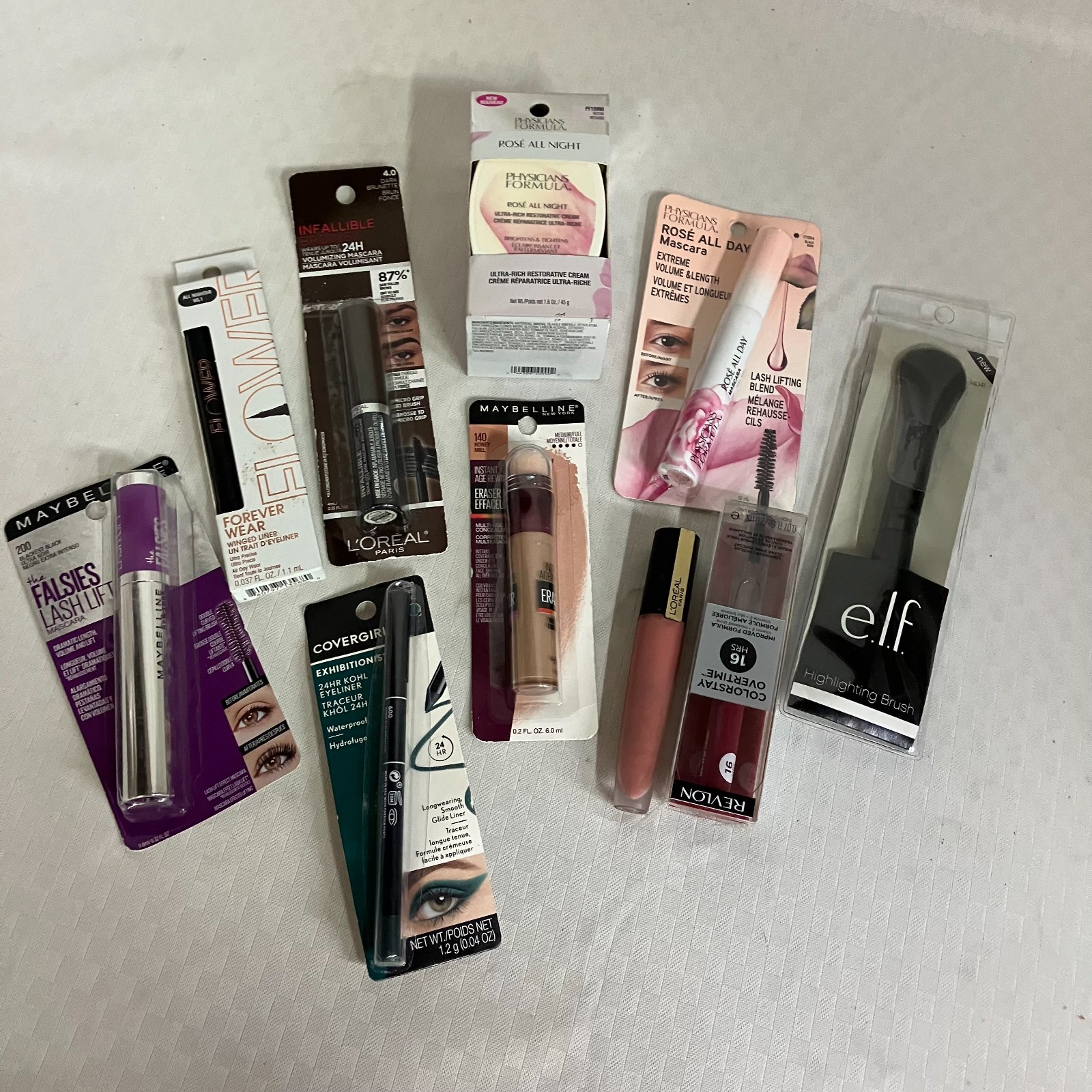 L’Oréal Revlon CoverGirl e.l.f. Flower Beauty Mascara Concealer Lipstick Eyeline