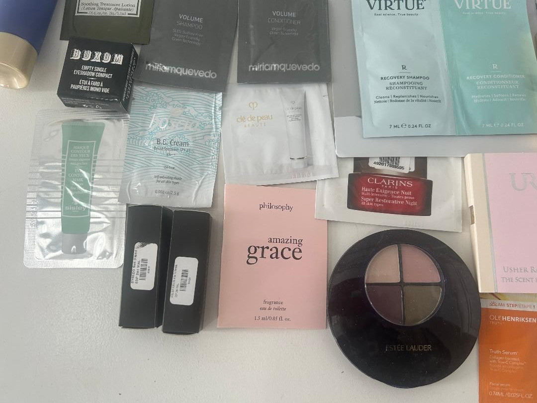 Lot 35+ Mixed Beauty items Mini Travel Sample Skincare Makeup Body Face Nails