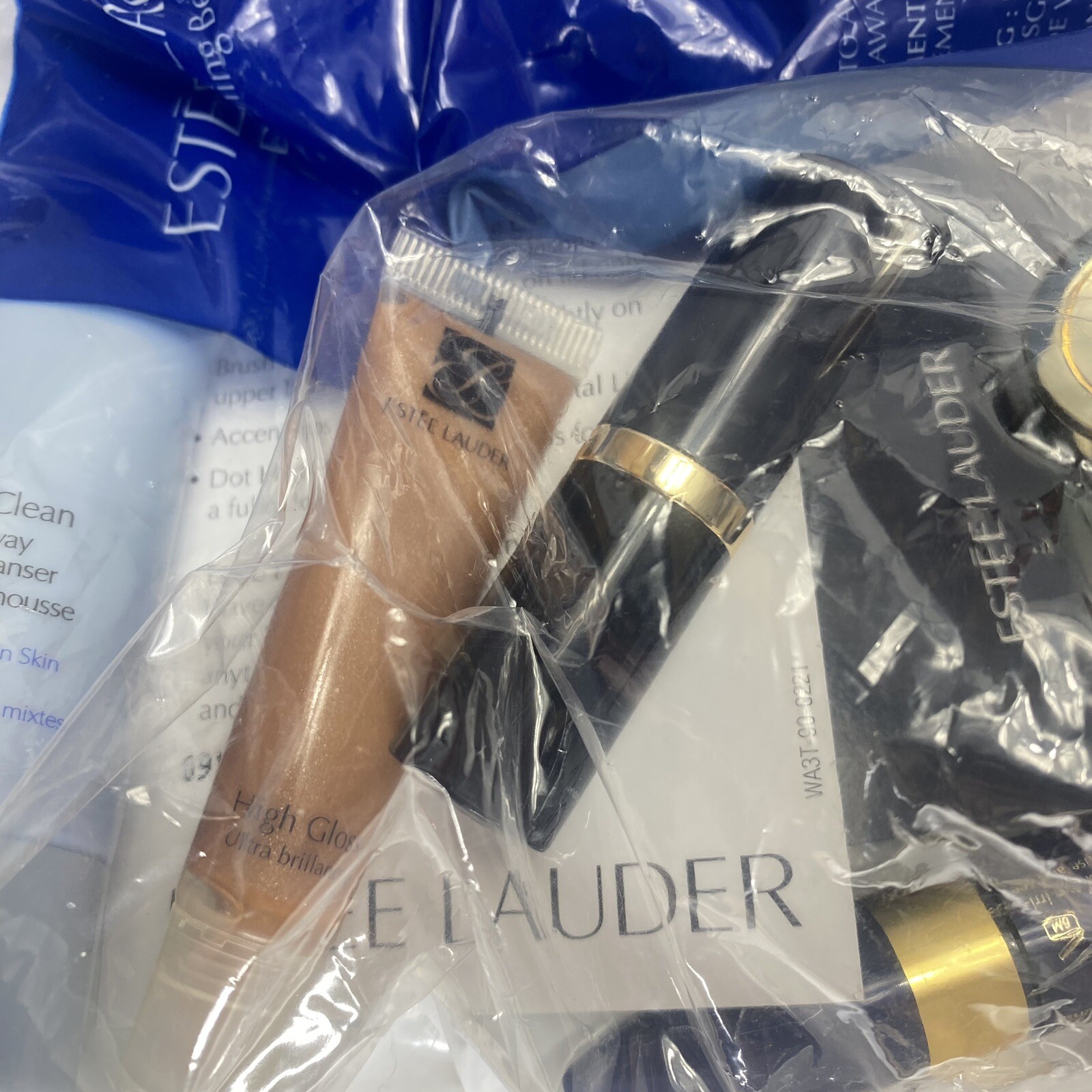 Estee Lauder Defining Beauty Gift box Pure Color Crystal Lidstick Mirror and Bag