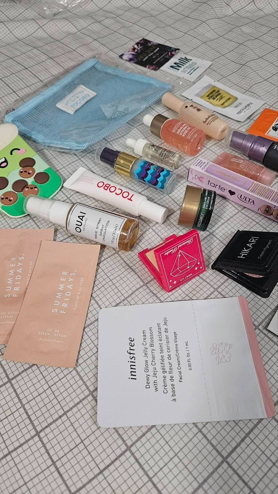 Lot of 15 skincare make up tester Tocobo, Tarte, Kiels, Biossance, Sulwhasoo, ..