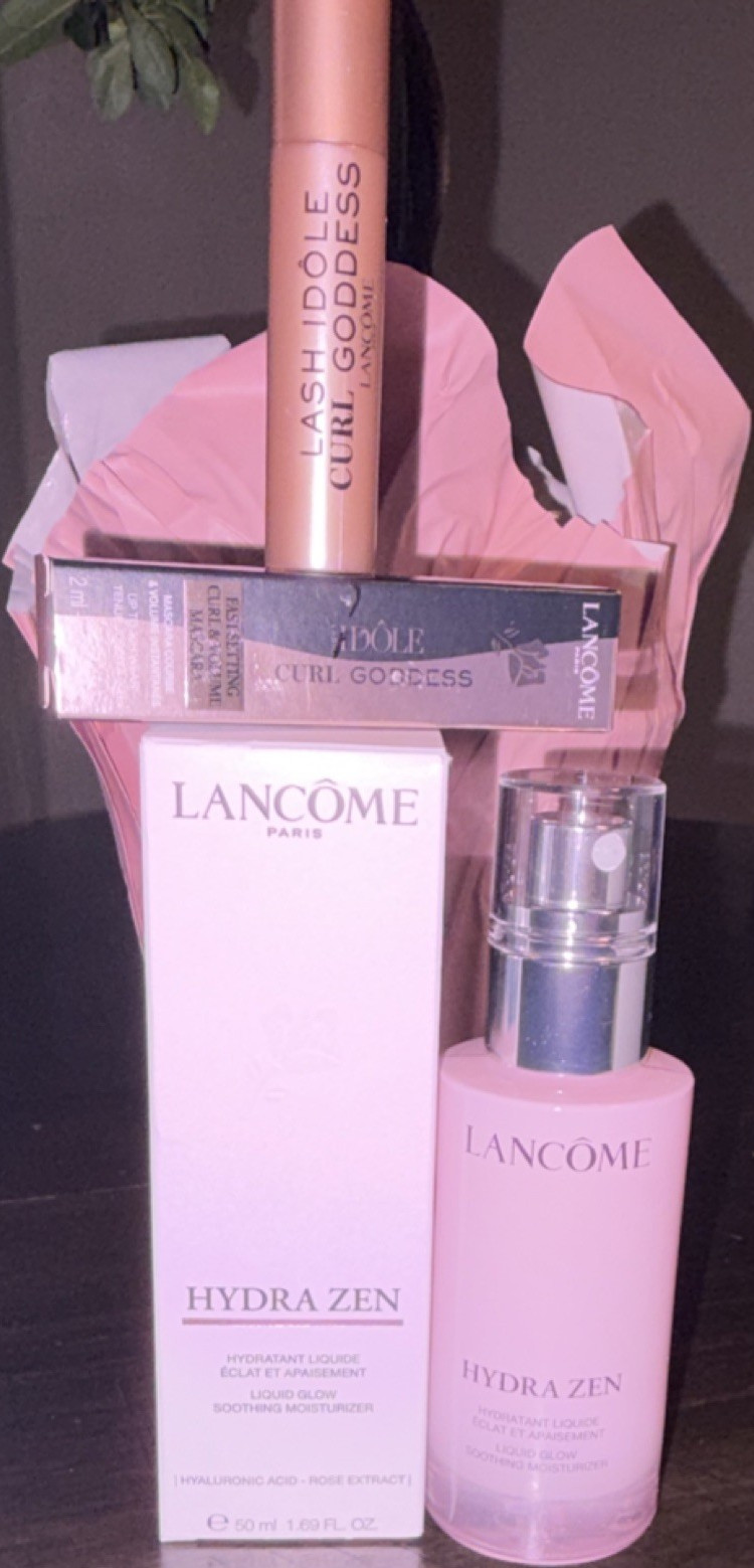 Lancôme Hydra Zen Liquid Glow Moisturizer + Lash Idôle Curl Goddess Mascara 0.06