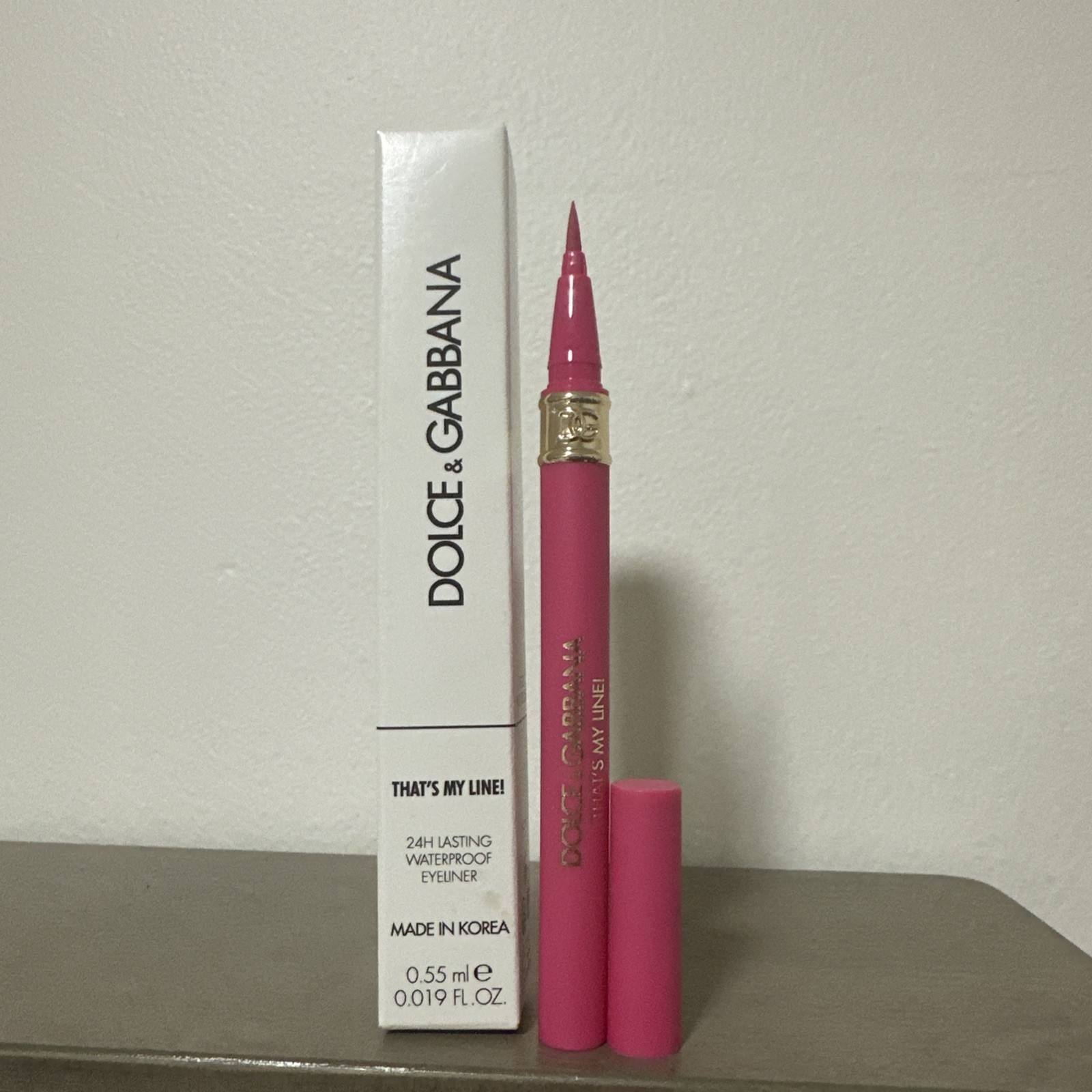 Dolce and Gabbana waterproof eyeliners That’s My Line!24H Lasting Pink XOXO #3