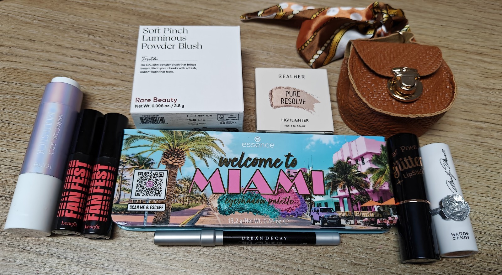 Beauty Bundle Feat: Essence, Benefit, Tarte, Rare Beauty, Urban Decay, Realher +