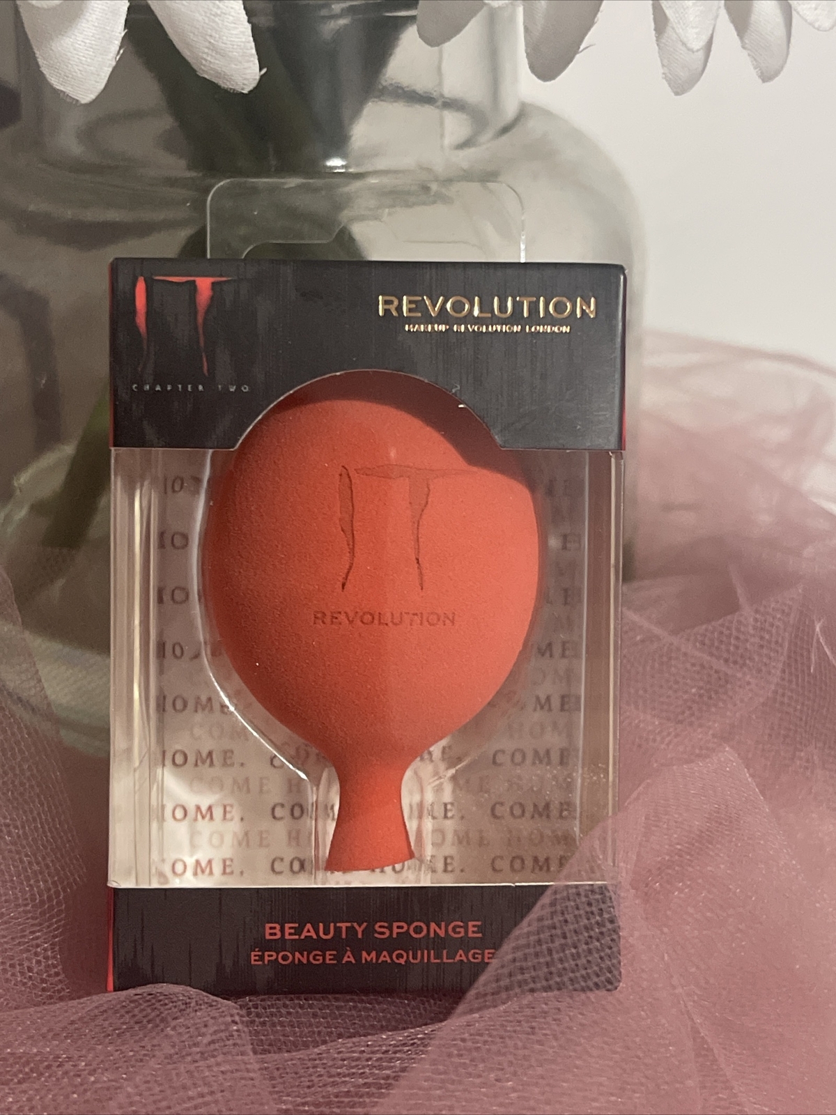 Makeup Revolution X IT Chapter II Lot 3 Items Eyeshadow Palette/Sponge/lip Stain