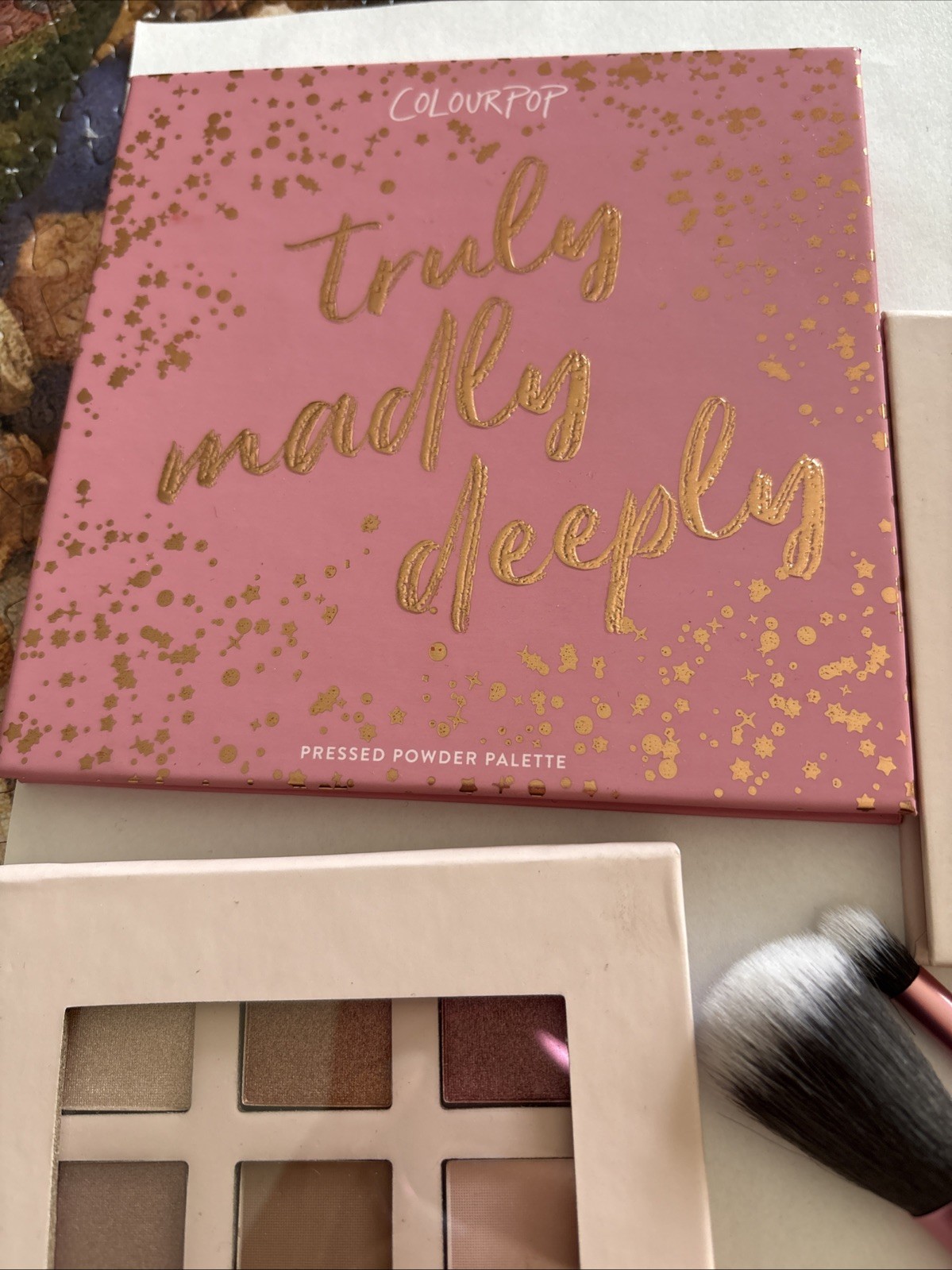 Sephora Vintage Brush, coLoRPoP Palette Makeup Eyeshadows+Ulta Lot