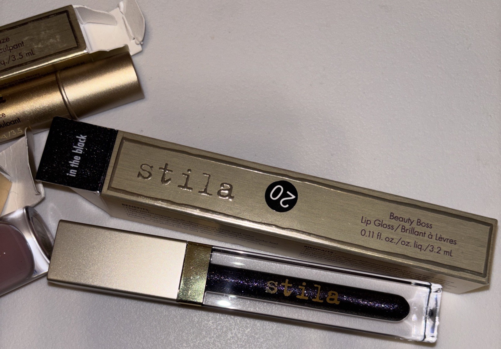Stila Makeup Bundle lot of 3 lips and eyeshadow. NIB see description